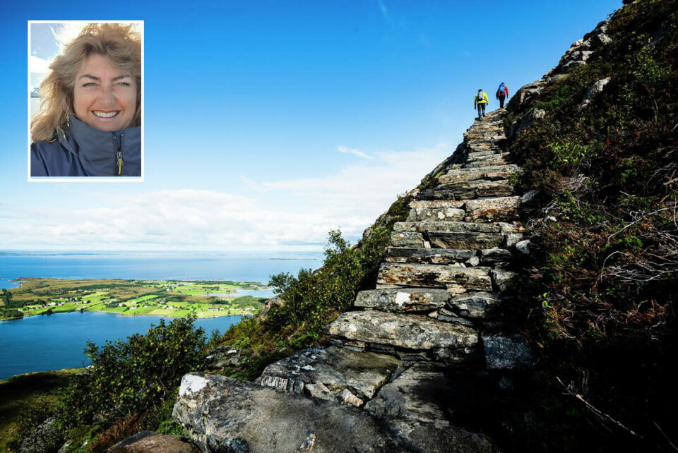 Midsundtrappene, sherpatrapper med en fantastisk utsikt ute i havgapet