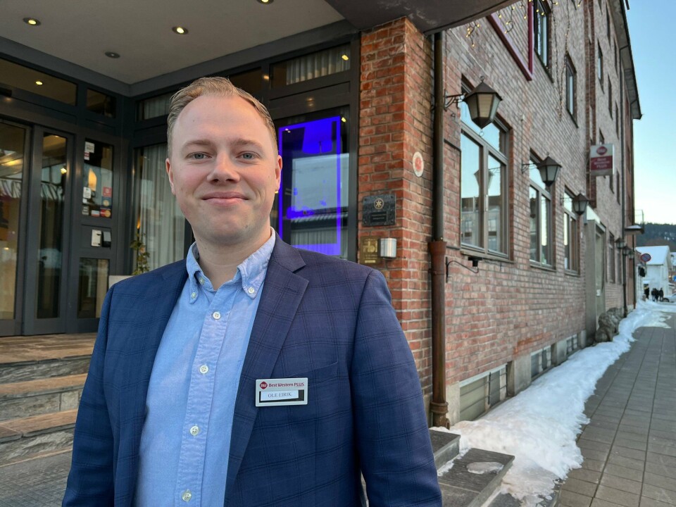 Ole Eirik Sel Tveito, hotellsjef ved Best Western Plus Gyldenløve Hotell.