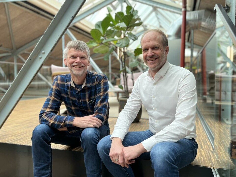 Rune Sandbakken (t.v.) og Hans Christian Birkeland har styrt restplass.no gjennom en tung tid.