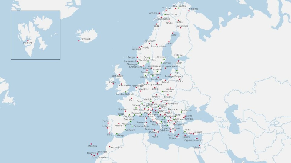 Norwegian med 40 nye ruter