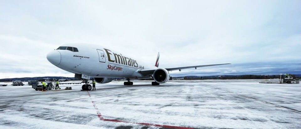 Emirates med eget fraktfly for sjømat fra Oslo