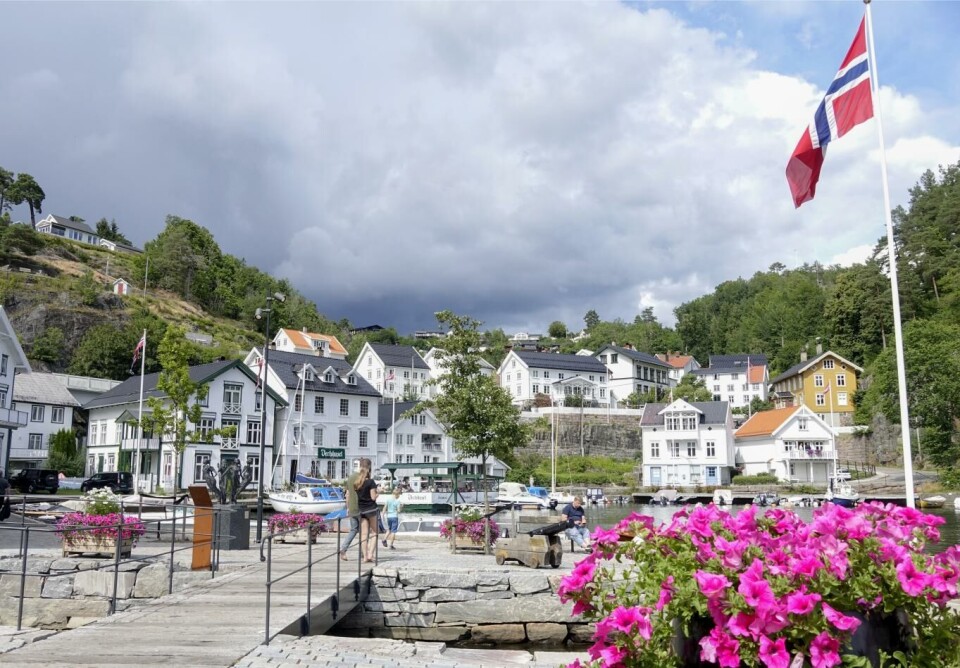 Sommerdag i Tvedestrand.