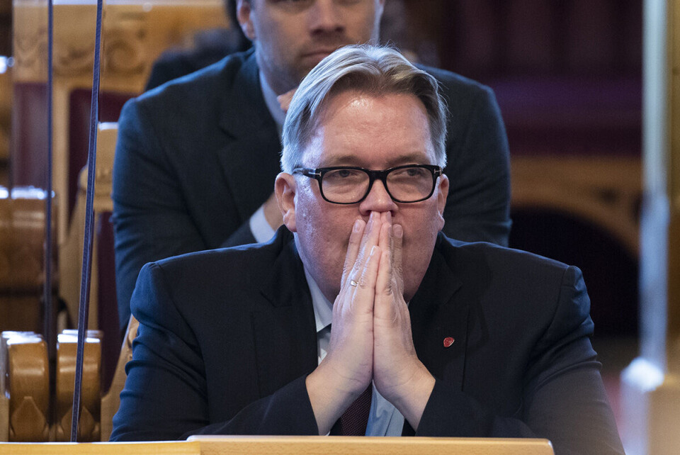 Sverre Myrli (A) under Stortingets spørretime.