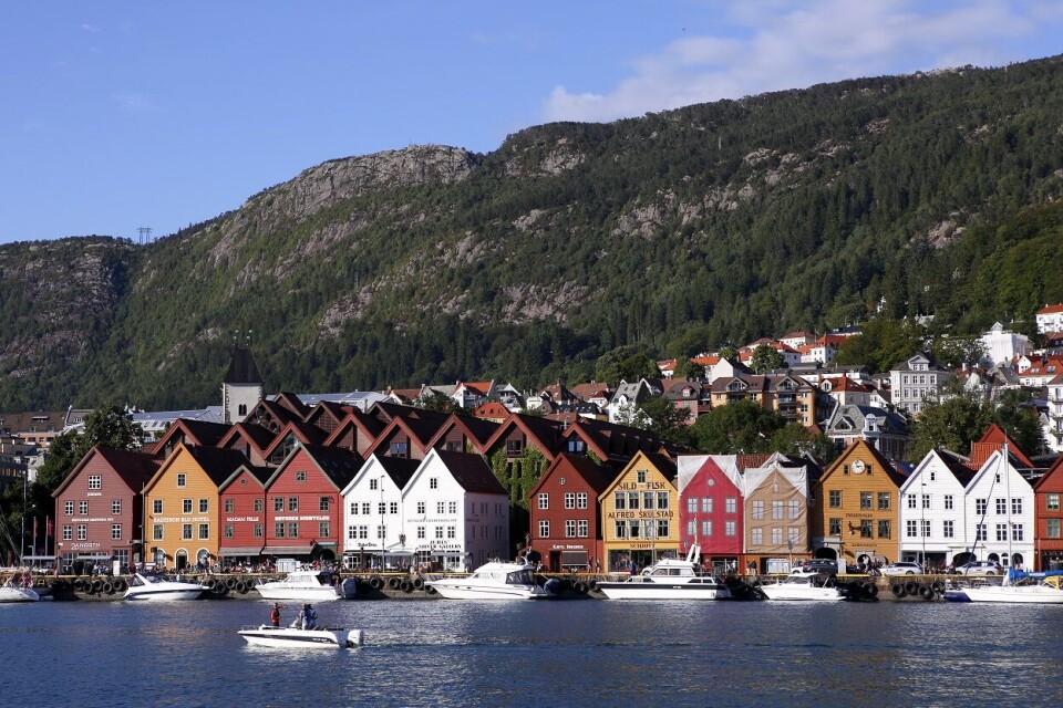 Utsikt mot Bryggen