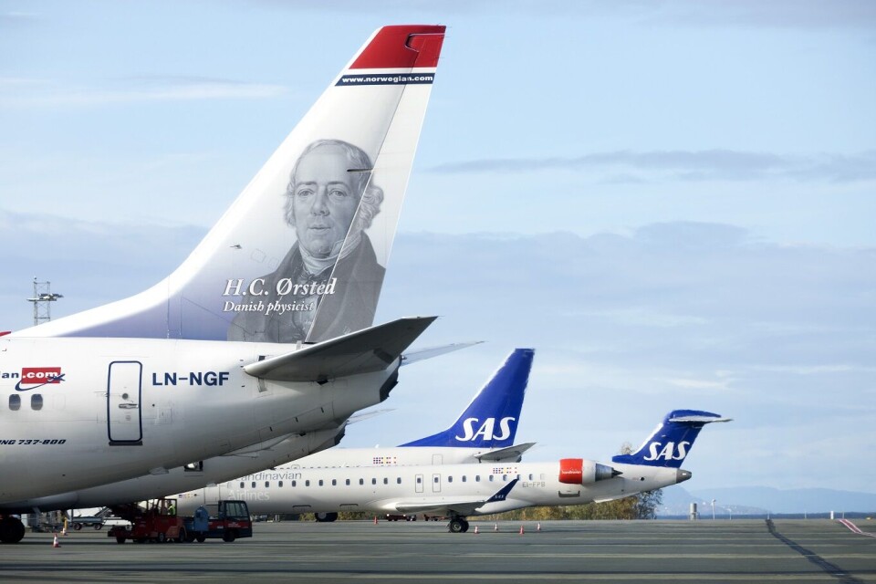 Fra søndag av er det tre flyselskaper på ruten Oslo - Helsingfors. Sas, Norwegian og Finnair.
