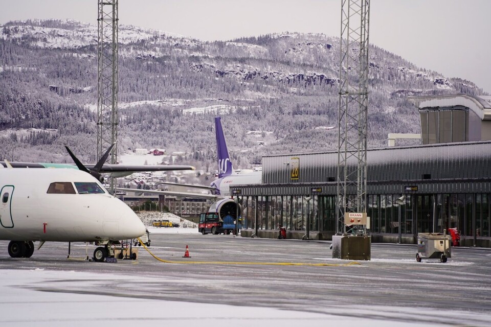 Trondheim lufthavn, Værnes.