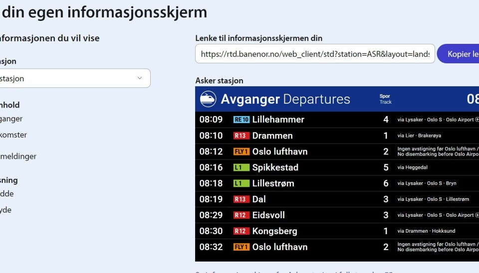 Nå kan du helt enkelt lage din egen infoskjerm du også. Nå kan du helt enkelt lage din egen infoskjerm du også.