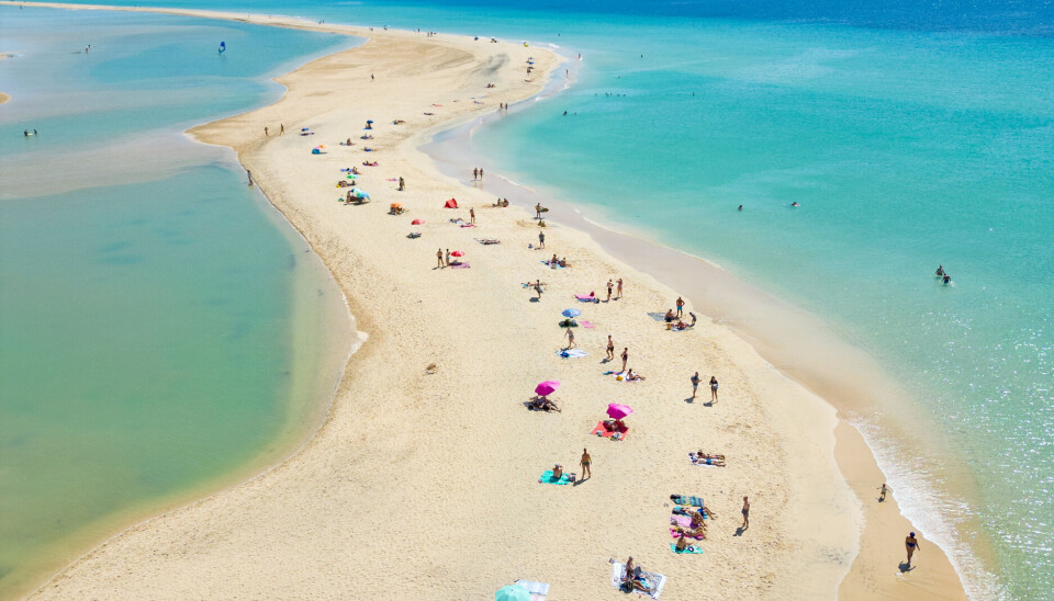 Strand på Gran Canaria.