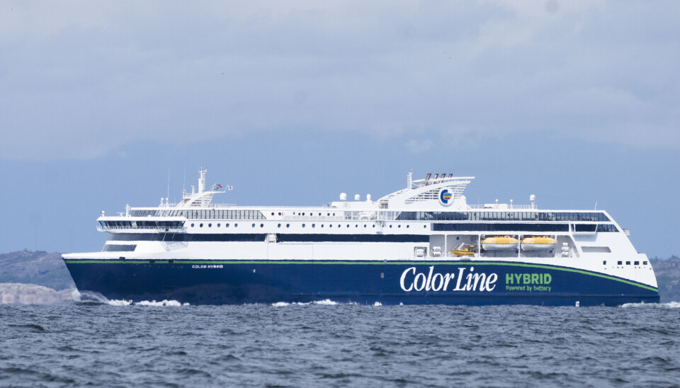 Color Line kan igjen seile fra Sandefjord etter at havnen tirsdag fikk tilbake godkjenning som internasjonal havn. Foto: Erik Flaaris Johansen Color Line kan igjen seile fra Sandefjord etter at havnen tirsdag fikk tilbake godkjenning som internasjonal havn. Foto: Erik Flaaris Johansen