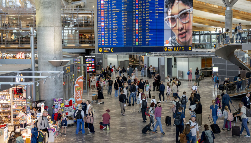 Tallet på passasjerer ved norske flyplasser landet på 5,3 millioner i juli