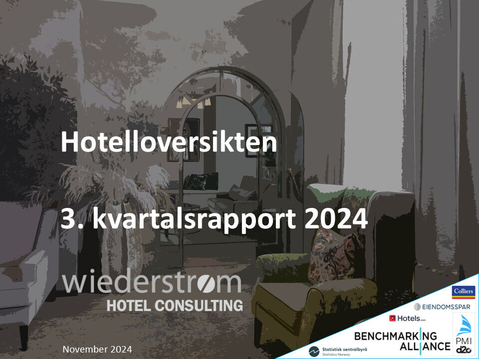 Hotelloversikten er klar - knallsterkt tredje kvartal for hotellene