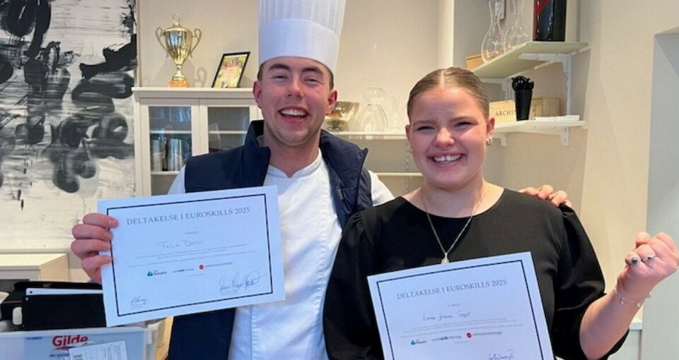 Felix Dalen fra Vaaghals og Emma Johanne Torpet fra To rom og kjøkken seilte til topp i konkurransen og skal presentere Norge i EuroSkills 2025 i Danmark i september. Felix Dalen fra Vaaghals og Emma Johanne Torpet fra To rom og kjøkken seilte til topp i konkurransen og skal presentere Norge i EuroSkills 2025 i Danmark i september.