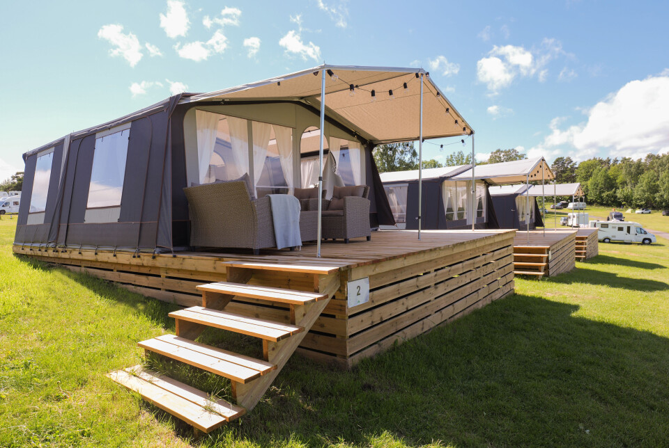 Glampingtelt ble lansert på Topcamp Ekeberg sommeren 2024 Glampingtelt ble lansert på Topcamp Ekeberg sommeren 2024
