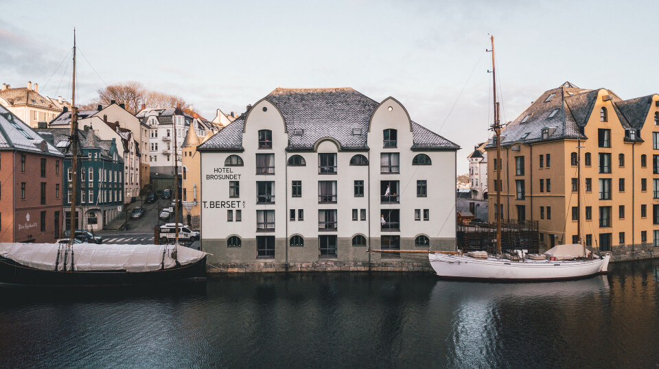 Hotel Brosundet i Ålesund er et hotellene som er tildelt Tripadvisor Travelers' Choice Award 2025.