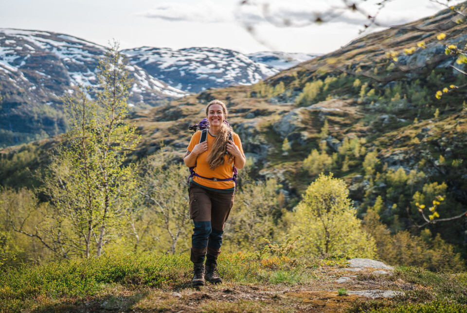 Det grønnes i Aurlandsdalen, og det er flotte forhold for fotturer. Det grønnes i Aurlandsdalen, og det er flotte forhold for fotturer.
