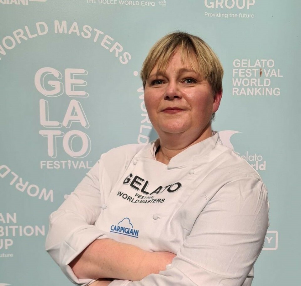 Anne Marstein Andersen fra Alimenta på Frogner, skal konkurrere om en plass i verdensfinalen for gelato-mestere.
