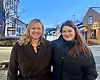Arbeids- og inkluderingsminister Kjersti Stenseng og næringsminister Cecilie Myrseth under besøket i Tromsø.