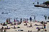 I 2019 reiste vi mest til utlandet i sommerferien. Slik er det ikke lenger. Bildet er tatt fra Bystranda i sommerværet i Kristiansand