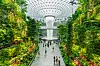 Changi flyplass i Singapore har igjen blitt kåret til verdens beste flyplass. Innendørs fossefall for de besøkende er noe av det flyplassen kan by på.