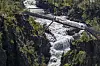 «Coolcation» er fortsatt en viktig trend, der turister søker seg til kjøligere reisemål som Norge for å slippe hetebølger i Europa. Her fra Vøringsfossen i Måbødalen i Eidfjord kommune i Vestland fylke.