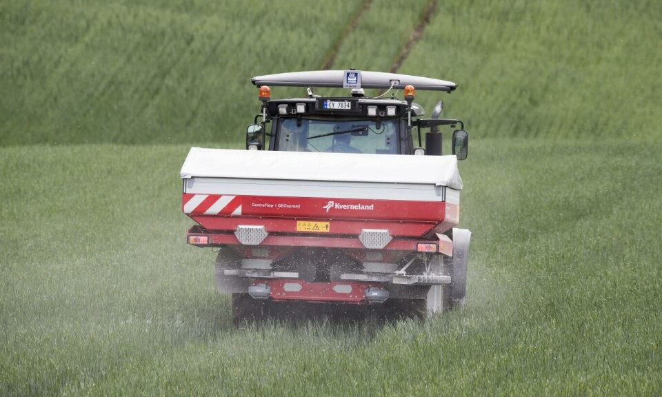 Oppfordrer Stortinget til å skyte ned klimaavgift på mineralgjødsel